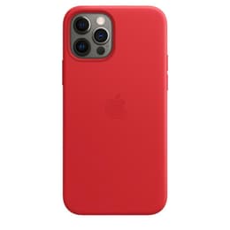 Apple Case iPhone 12 / iPhone 12 Pro - Magsafe - Leather Red