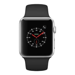 Apple Watch (Series 3) 2017 GPS 38 - Aluminium Silver - Sport band Black