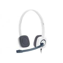 Logitech H150 noise-Cancelling wired Headphones with microphone - White