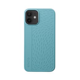 Case iPhone 12 Mini - Natural material - Blue