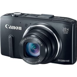Compact PowerShot SX280 HS - Black + Canon Canon Zoom Lens 25-500 mm f/3.5-6.8 IS f/3.5-6.8