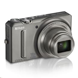 Nikon Coolpix S9100 Compact 12 - Grey