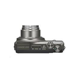 Compact Coolpix S9100 - Grey + Nikon Nikon Nikkor 18x Wide Optical Zoom ED VR 25-450 mm f/3.5-5.9 f/3.5-5.9