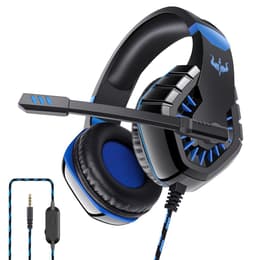 Ovleng OV-P40 gaming wired Headphones with microphone - Black/Blue