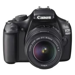 Reflex EOS 1100D - Black + Canon Zoom Lens EF-S 18-55mm f/3.5-5.6 IS II + EF 55-200mm f/4.5-5.6 II USM f/3.5-5.6 + f/4-5.6