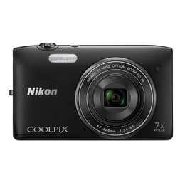 Nikon Coolpix S3500 Compact 20.1 - Black