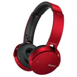 Sony MDR-XB650BT wireless Headphones with microphone - Red