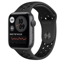 Apple Watch (Series 6) 2020 GPS + Cellular 44 - Aluminium Space Gray - Nike Sport band Black