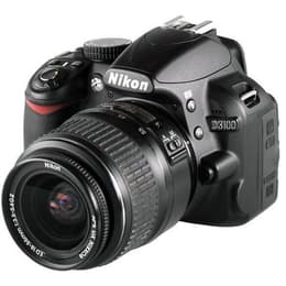 Reflex D3100 - Black + Nikon AF-S DX Nikkor 18-55 mm f/3.5-5.6G II ED f/3.5-5.6G