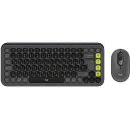 Logitech Keyboard QWERTY Russian Wireless POP ICON COMBO