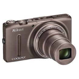 Compact Coolpix S9500 - Brown + Nikon Nikkor Wide Optical Zoom ED VR 25-550mm f/3.4-6.3 f/3.4-6.3