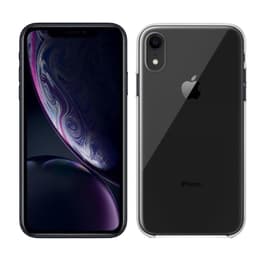 Bundle iPhone XR + Apple Case (Transparent) - 128GB - Black - Unlocked