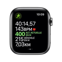 Apple Watch (Series 5) 2019 GPS + Cellular 40 - Titanium Black - Sport band Black