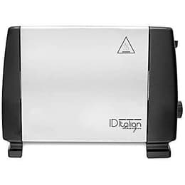 Toaster Italian Design IDTDP2 2 slots - Black/Silver
