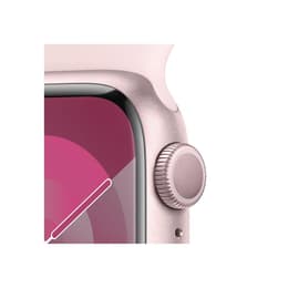 Apple Watch Series 9 (2023) GPS 45 mm - Aluminium Pink - Sport band Pink