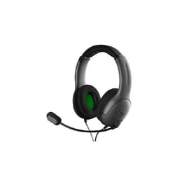Pdp LVL 40 noise-Cancelling gaming wired Headphones with microphone - Grey/Green