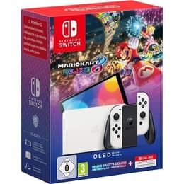 Switch OLED 64GB - White Mario Kart 8 deluxe