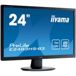 24-inch Iiyama ProLite E2483HS 1920 x 1080 LCD Monitor Black