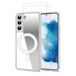 Case Galaxy S22 5G and 2 protective screens - TPU - Transparent