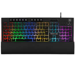 The G-Lab Keyboard AZERTY French Backlit Keyboard Keyz Tellurium RGB