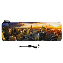Gammec Tappetino da scrivania LED RGB 80x30 cm Skyline NYC Cable