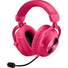 Logitech G Pro X 2 Lightspeed gaming wireless Headphones with microphone - Pink