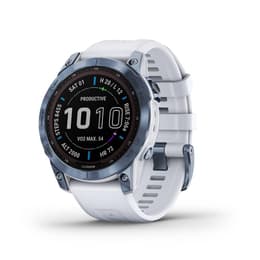 Smart Watch Garmin HR GPS Fēnix 7 Sapphire Solar Edition - White