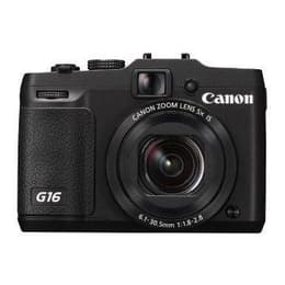 Compact PowerShot G16 - Black + Canon Zoom Lens 5x IS 28-140mm f/1.8-2.8 f/1.8-2.8