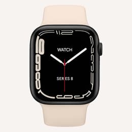 Apple Watch Series 8 (2022) GPS + Cellular 45 mm - Aluminium Midnight - Sport band Starlight