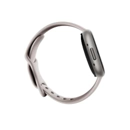 Smart Watch Fitbit HR GPS Sense 2, Lunar White/Platinum - Grey