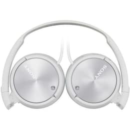 Sony MDR-ZX110NA noise-Cancelling wired Headphones with microphone - White
