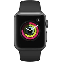 Apple Watch (Series 3) 2017 GPS 42 - Aluminium Grey - Sport band Black