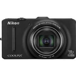Compact Coolpix S9300 - Black + Nikon Nikon Nikkor 18x Wide Optical Zoom 25-450 mm f/3.5-5.9 ED VR f/3.5-5.9