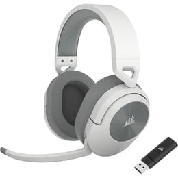 Corsair HS55 noise-Cancelling gaming wireless Headphones with microphone - White