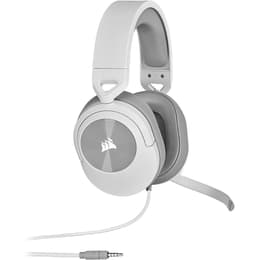 Corsair HS55 noise-Cancelling gaming wireless Headphones with microphone - White