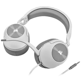 Corsair HS55 noise-Cancelling gaming wireless Headphones with microphone - White