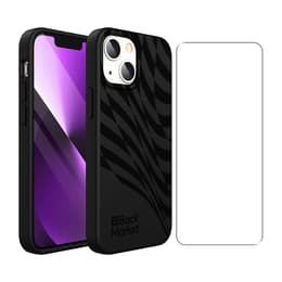 Back Market Case iPhone 13 and protective screen - Recycled plastic - Black