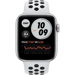 Apple Watch Series SE 1 (2020) GPS 40 mm - Aluminium Silver - Nike Sport band White/Black