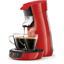Pod coffee maker Senseo compatible Philips HD6563/81 L - Red