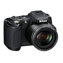 Compact Coolpix L120 - Black + Nikon Nikkor 21X Wide Optical Zoom VR 25–525mm f/3.1–5.8 f/3.1–5.8
