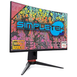 27-inch SIMPLETEK 5609 1920 x 1080 LED Monitor Black