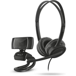Trust 24036 wired Headphones with microphone - Black