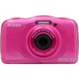 Compact Coolpix W100 - Pink + Nikon Nikkor 3x Optical Zoom 30-90mm f/3.3-5.9 f/3.3-5.9