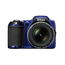 Nikon CoolPix L820 - Blue + Nikon Nikkor 26X Wide Optical Zoom ED VR 4.0-104mm f/3.1-5.9