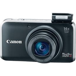 Compact PowerShot SX210 IS - Black + Canon Canon Zoom Lens 28-392 mm f/3.1-5.9 f/3.1-5.9