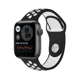 Apple Watch (Series 6) 2020 GPS 40 - Aluminium Space Gray - Nike Sport band Black/White