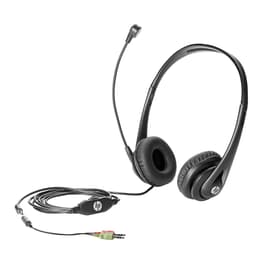 HP T4E61AA noise-Cancelling wired Headphones with microphone - Black