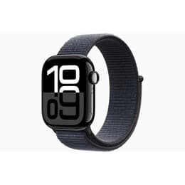 Apple Watch Series 10 (2024) GPS + Cellular 46 mm - Aluminium Jet Black - Trail loop Black