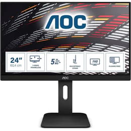 24-inch Aoc 24P1 1920 x 1080 LCD Monitor Black
