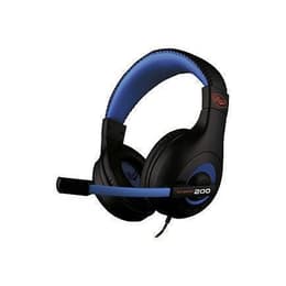 Tungsten 200 noise-Cancelling gaming wired Headphones with microphone - Blue/Black